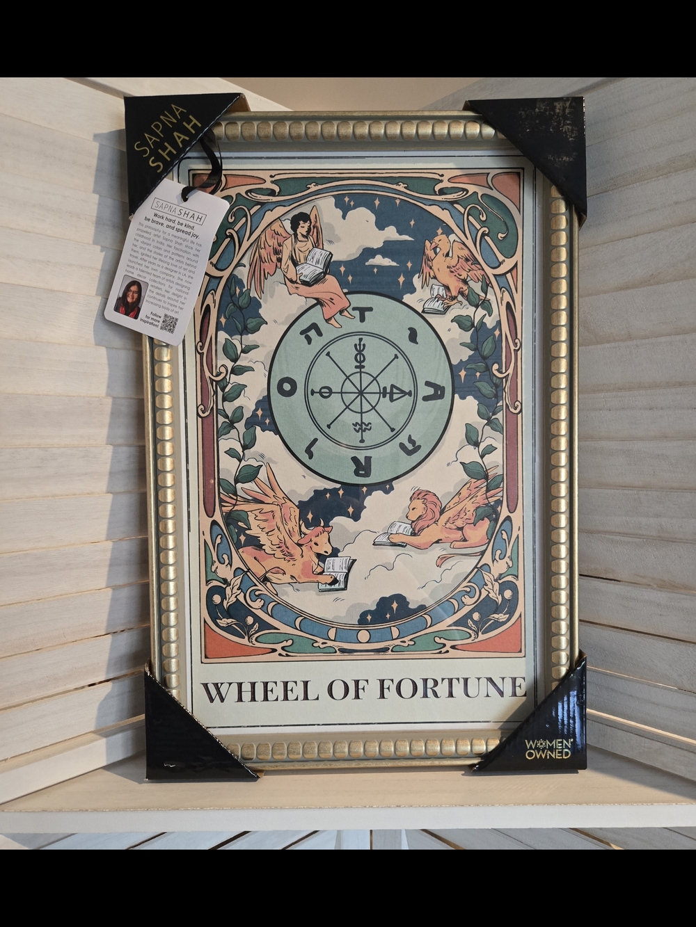 Sapna Shah 'Wheel of Fortune' And 'The Empress' Framed Art Print